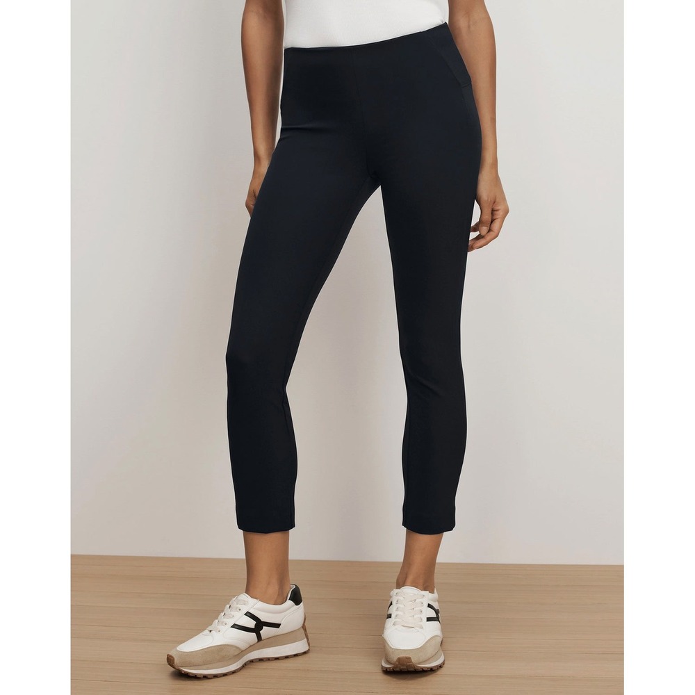 Veronica Beard Scuba Slim-Fit Pant in Navy Size 2 Quiet Luxury Career Minimalist